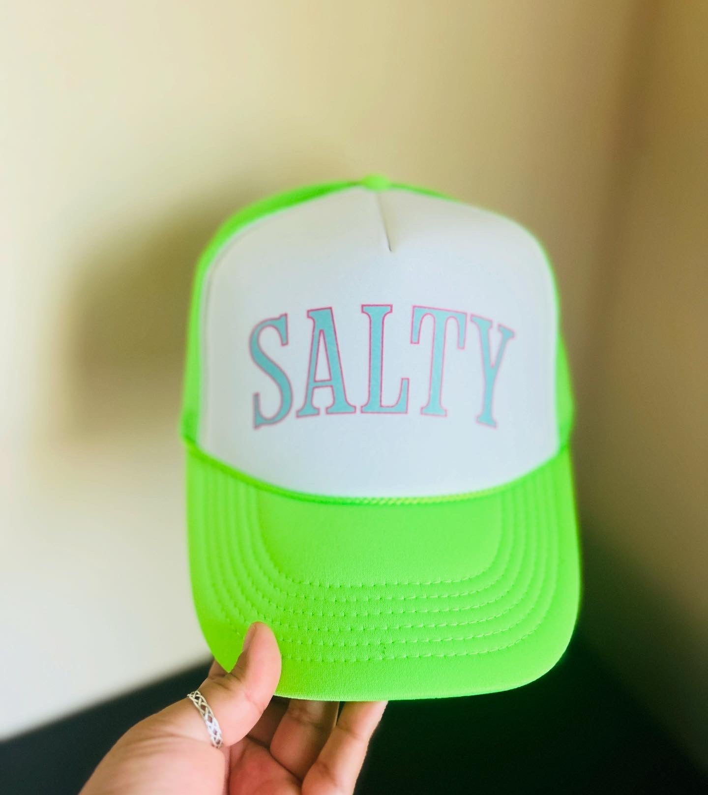 Salty Neon Green Hat